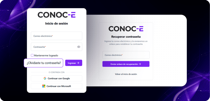 recuperacion de contraseña
